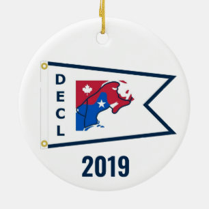 Down East Cruisers Loop (White, 2019) Ornament