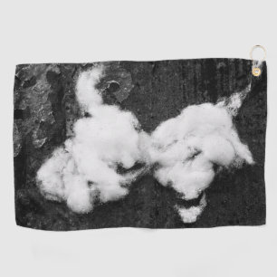 down fluffy golf towel