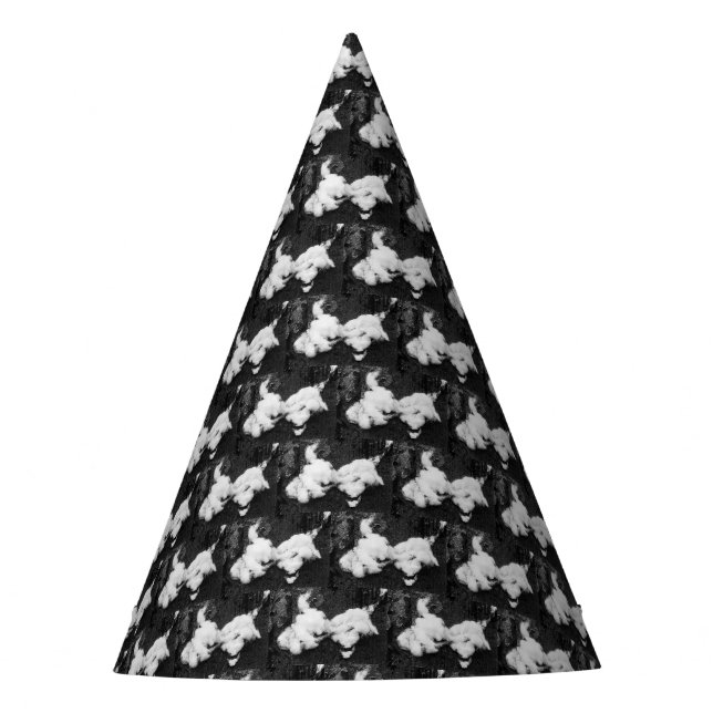 down fluffy party hat (Front)