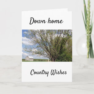**DOWN HOME COUNTRY CHRISTMAS WISHES** CARD