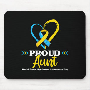 Down Syndrome Aunt Awareness 2 Mouse Pad