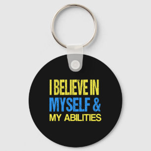 Down Syndrome Awareness ADHD Awareness Autism Spec Key Ring