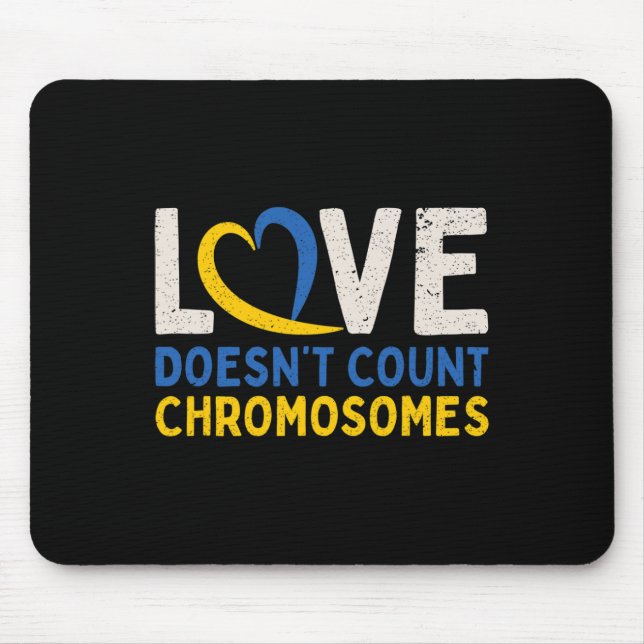 Down Syndrome Awareness Awesome Down Syndrome  Mouse Pad (Front)