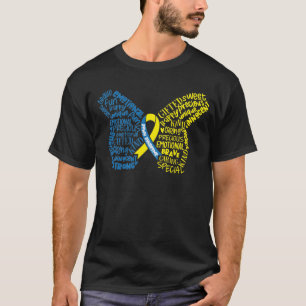 Down Syndrome Awareness Butterfly Special Educatio T-Shirt