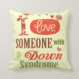Down syndrome awareness cushion