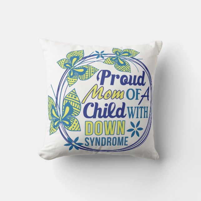 Down syndrome Awareness Cushion (Front)