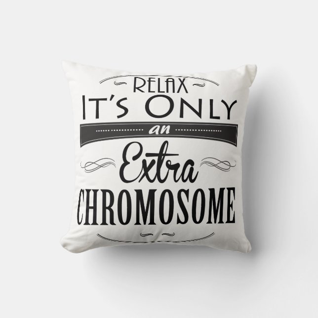 Down syndrome Awareness Cushion (Front)