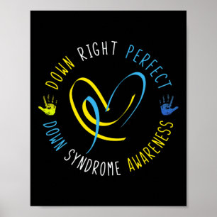 Down Syndrome Awareness Day 21 March Down Right Pe Poster