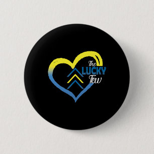 Down Syndrome Awareness Day 3 Arrows Lucky Few Tat 6 Cm Round Badge