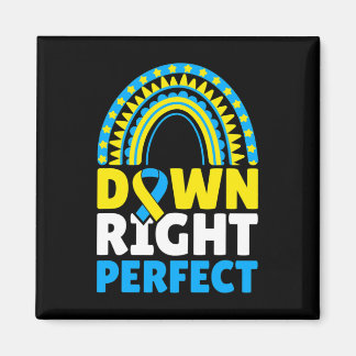 Down Syndrome Awareness Down Right Perfect 5  Magnet