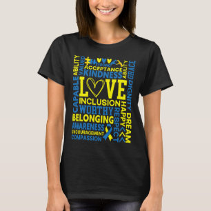 Down Syndrome Awareness Extra Chromosome Trisonomy T-Shirt