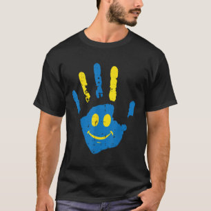 Down Syndrome Awareness Hand Smile Trisomy 21 Men T-Shirt