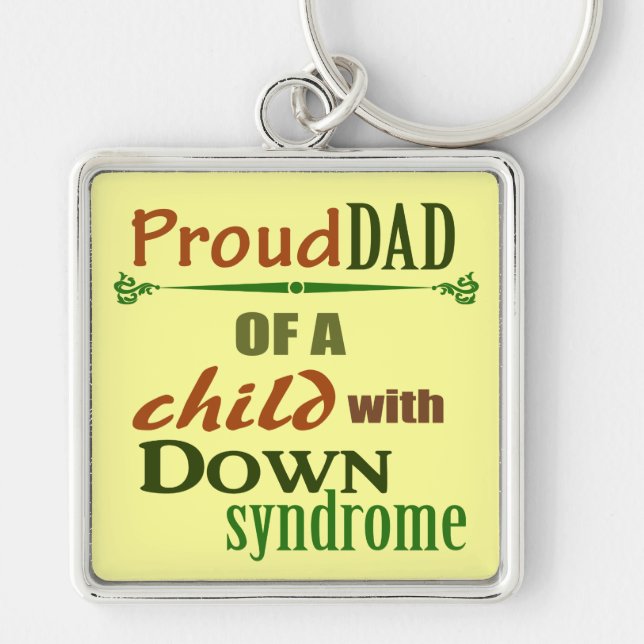 Down syndrome awareness key ring (Front)