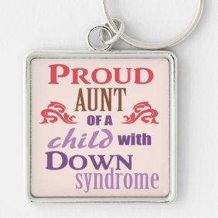 Down syndrome awareness key ring