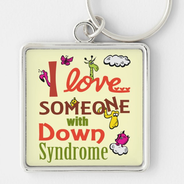 Down syndrome awareness key ring (Front)
