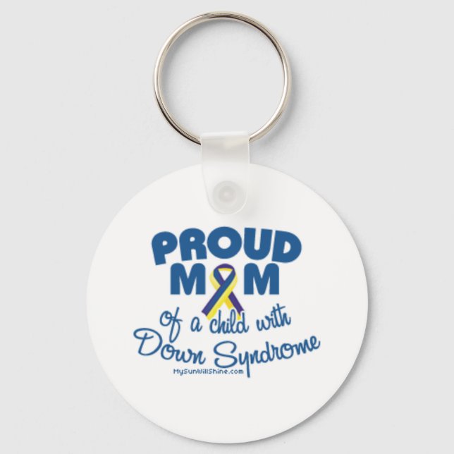 Down Syndrome Awareness keychain (Front)