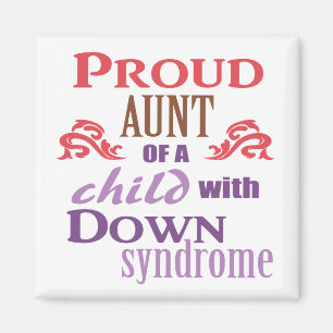 Down syndrome awareness magnet