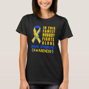 Down Syndrome Awareness Month Socks March Ribbon K T-Shirt