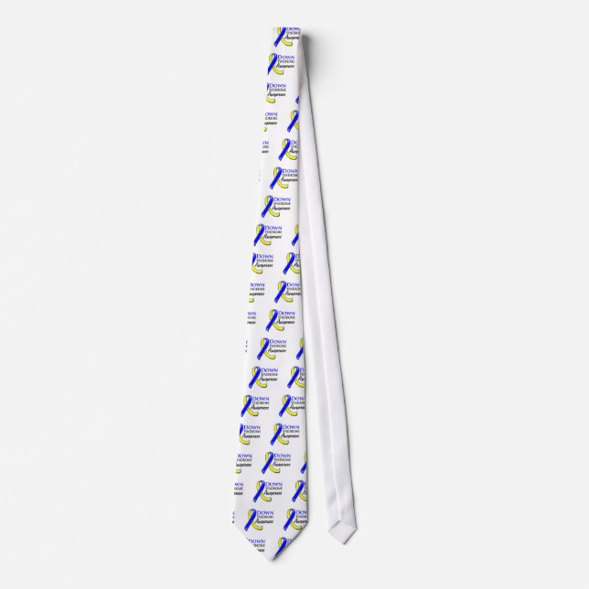 Down Syndrome Awareness Ribbon Tie (Front)