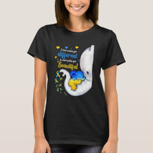 Down Syndrome Awareness Shirts Elephant Mom Kids T