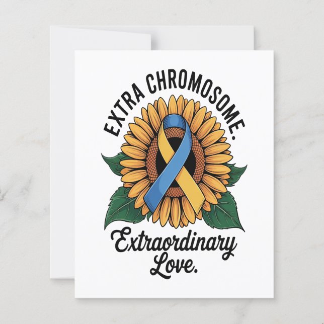 Down Syndrome Awareness Sunflower (Front)