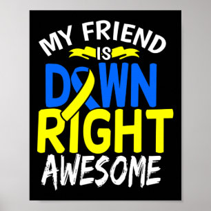 Down Syndrome Awareness T21 Day Women Kids 3 Poster
