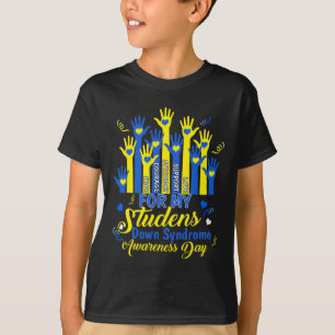 Down Syndrome Awareness T21 Day Women Teacher 1 T-Shirt