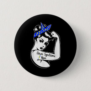 Down Syndrome Awareness Trisomy 21 - Down Syndrome 6 Cm Round Badge