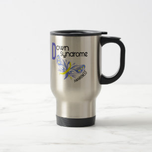 Down Syndrome BUTTERFLY 3.1 Travel Mug