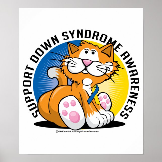 Down Syndrome Cat Poster (Front)