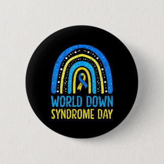Down Syndrome Day Awareness National T21 Month Rai 6 Cm Round Badge