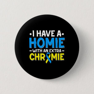 Down Syndrome Day Trisomy 21 Down Syndrome Awarene 6 Cm Round Badge