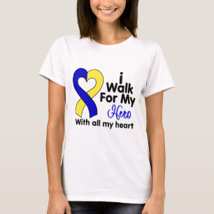 Down Syndrome I Walk For My Hero T-Shirt