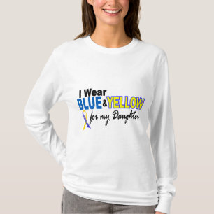 Down Syndrome I Wear Blue & Yellow For My Daughter T-Shirt