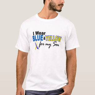 Down Syndrome I Wear Blue & Yellow For My Son 2 T-Shirt