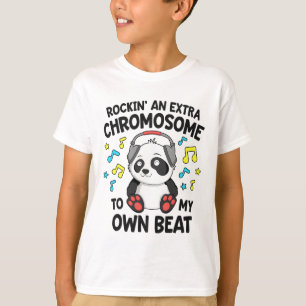 Down Syndrome Kids T21 Rockin' An Extra Chromosome T-Shirt