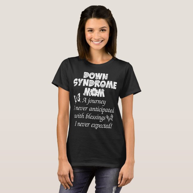 Down Syndrome Mum Tshirt (Front Full)