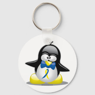 Down Syndrome Penguin Key Ring