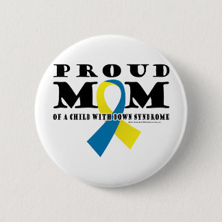 Down Syndrome Proud Mum 6 Cm Round Badge
