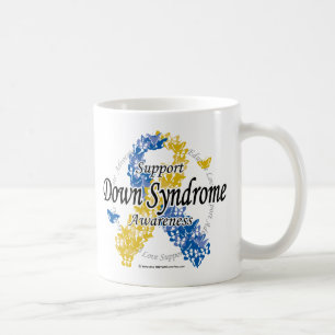 Down Syndrome Ribbon of Butterflies 2 Coffee Mug