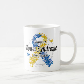 Down Syndrome Ribbon of Butterflies 2 Coffee Mug