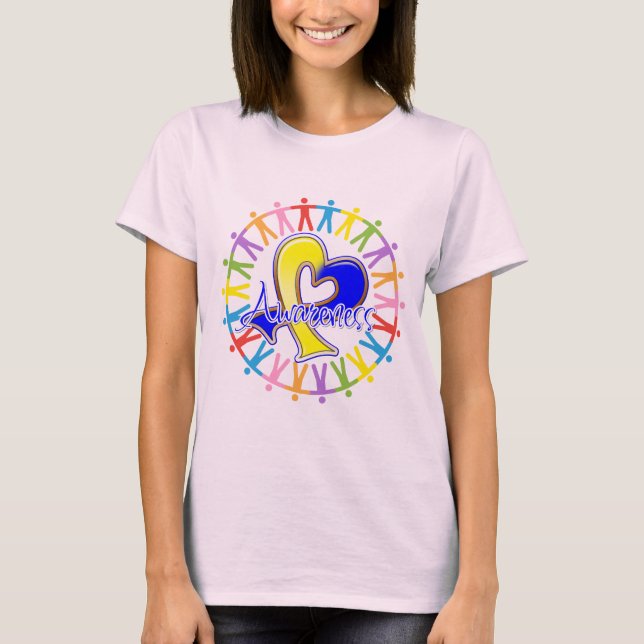 Down Syndrome Unite in Awareness T-Shirt (Front)
