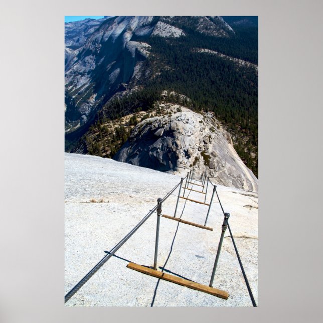 Down The Cables of Half Dome Poster (Front)