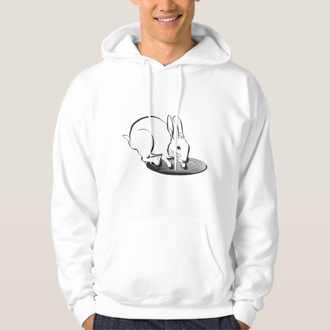 Down the Rabbit Hole Hoodie (Front)