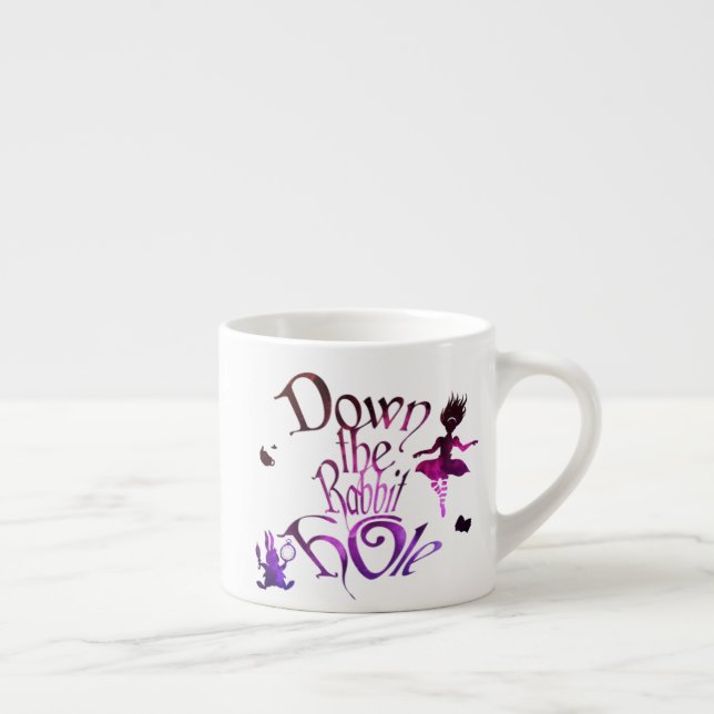 Down the rabbit hole mug (Right)