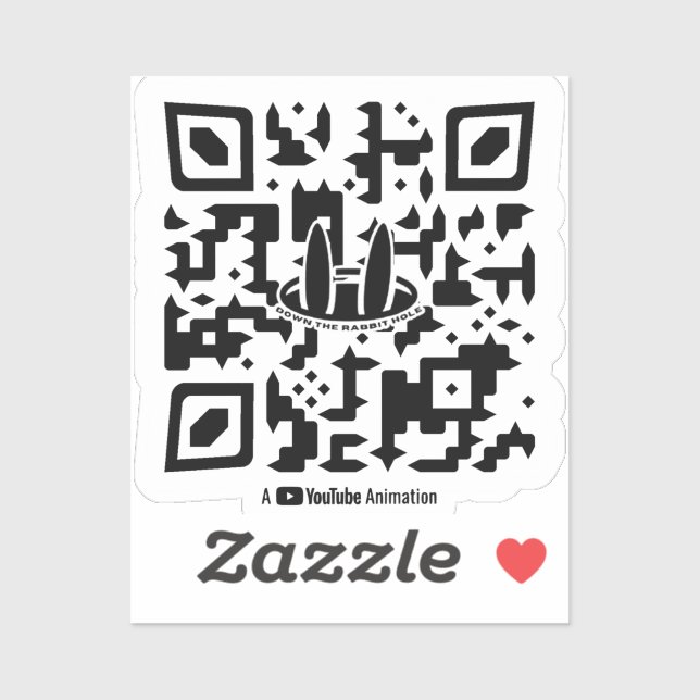 Down the Rabbit Hole Sticker (Sheet)