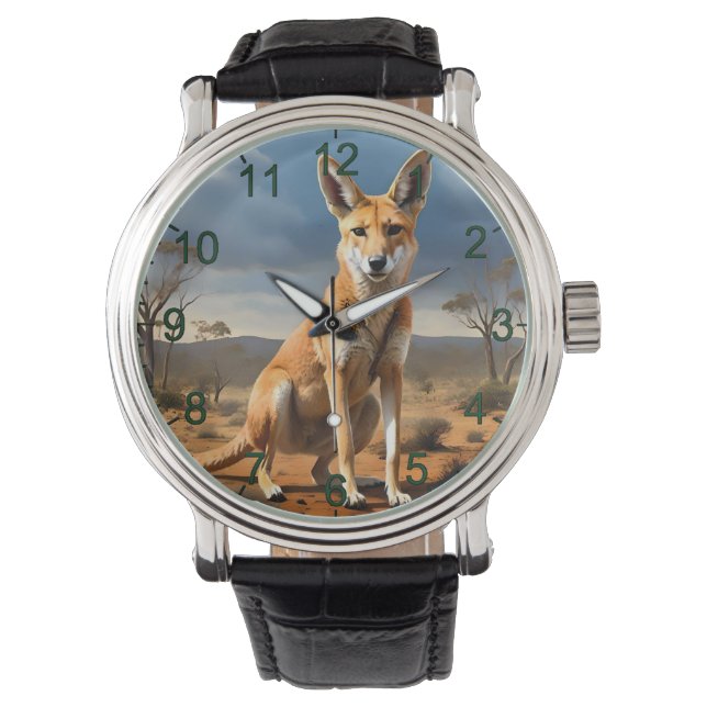 **"Down Under Delight: The Kangaringo Design"** Watch (Front)