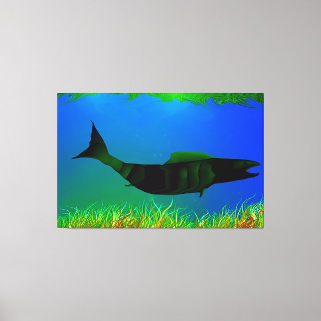 Down Under Digital Painting on Canvas (Front)