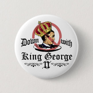 Down With King George Button