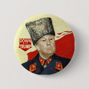 Down with Trump 6 Cm Round Badge